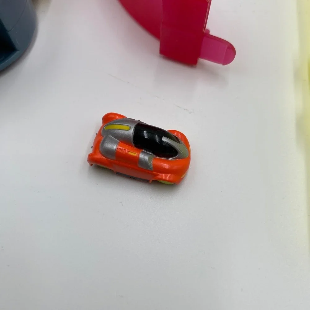 Micro Chargers Track Pieces with Car and Non-working Launcher Race Toy Parts Lot
